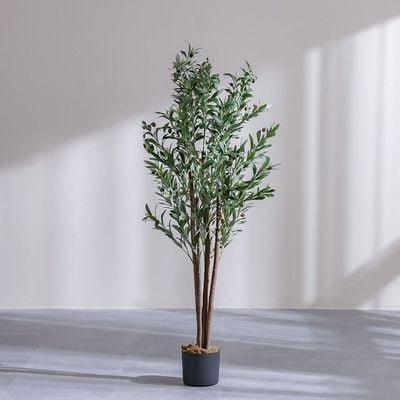 Artificial Olive Tree-Natural Wood Trunk-150 cm - Image 2