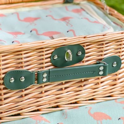 Picnic Basket Set-2 Pieces-Multi-color - Image 3