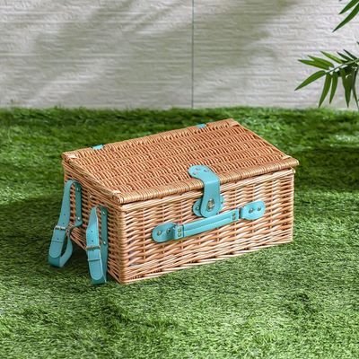 Picnic Basket Set-4 Pieces-Multi-color - Image 2