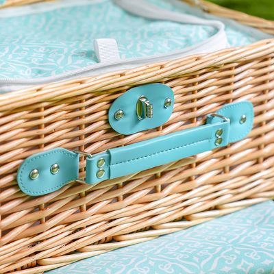 Picnic Basket Set-4 Pieces-Multi-color - Image 3