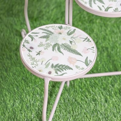 Triple Tiered Floral Planter - Image 4