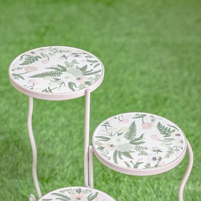 Triple Tiered Floral Planter - Image 5
