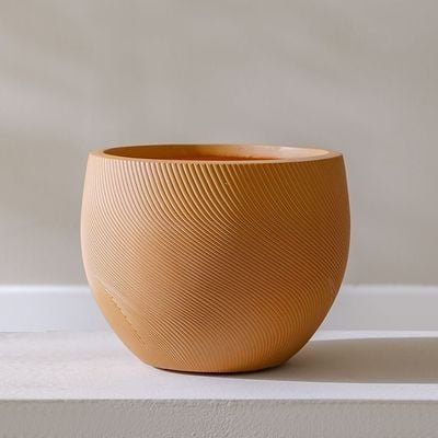 Fibre Clay Pot-Spiral-37x37x29 cm - Image 2