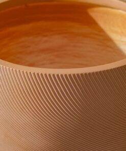 Fibre Clay Pot-Spiral-37x37x29 cm - Image 3