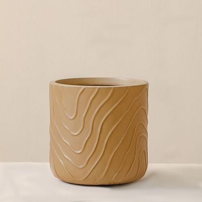 Fibre Clay Pots Abstract Design-36X36X36 Cm - Image 2