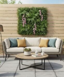 Artificial Fence-Blooming Creek-100x100 cm