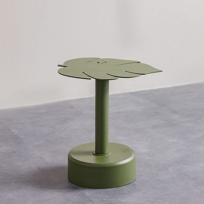 Leaf Side Table D37x46xT 5.0 mm-Green - Image 2