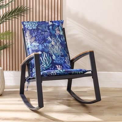 High Back Cushion 115X47X4Cm/120X52X4Cm - Ocean Bloom - Image 2