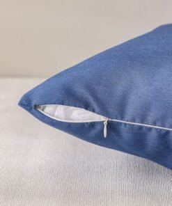 Toss Pillow With Zipper Without Piping 45X45Cm -Sapphier Blue - Image 4