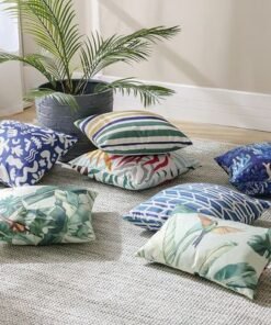 Toss Pillow With Zipper Without Piping 45X45Cm -Tropical Whispers