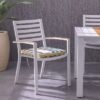 Square Seat Cushion 43X43X5Cm- Timeless Stripe