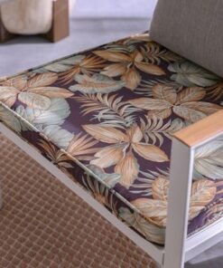 Square Seat Cushion With Zipper 58X58X5Cm- Faded Grace - Image 5