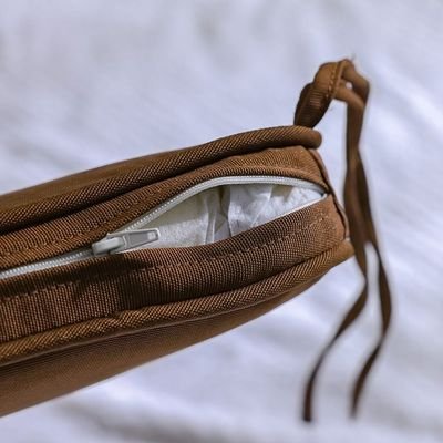 Square Seat Cushion With Zipper 58X58X5Cm- Solid Cocoa - Image 3