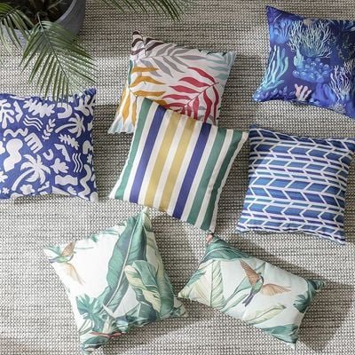 Woven Cushion 45X45Cm-Cypress Dazzling Blue - Image 5
