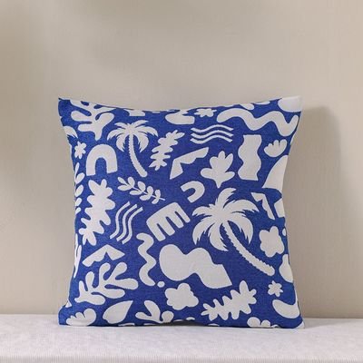 Woven Cushion 45X45Cm-Nice Dazzling Blue - Image 2