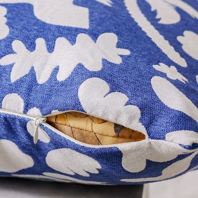 Woven Cushion 45X45Cm-Nice Dazzling Blue - Image 4
