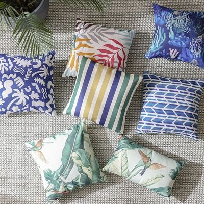 Woven Cushion 45X45Cm-Nice Dazzling Blue - Image 5