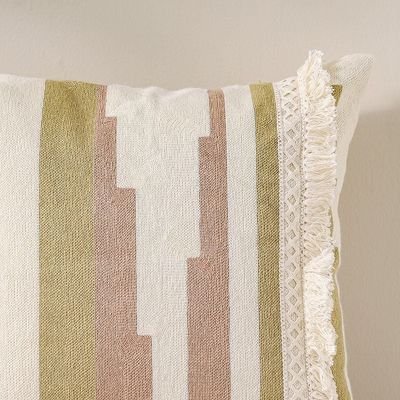 Woven Cushion 45X45Cm-Dusty Rose Blush - Image 3