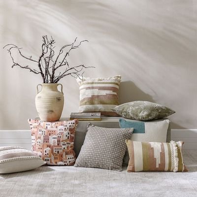 Woven Cushion 45X45Cm-Dusty Rose Blush - Image 5
