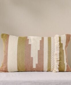 Alternative view of Woven Cushion 30X45Cm-Dusty Rose Blush