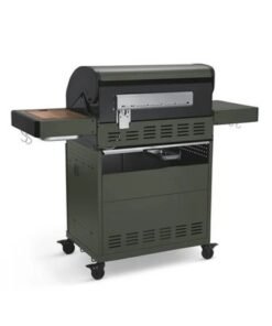 Alternative view of Burnhard Big Fred-Deluxe Gas Grill 4-Burner Green Edition -Stainless Steel Grates