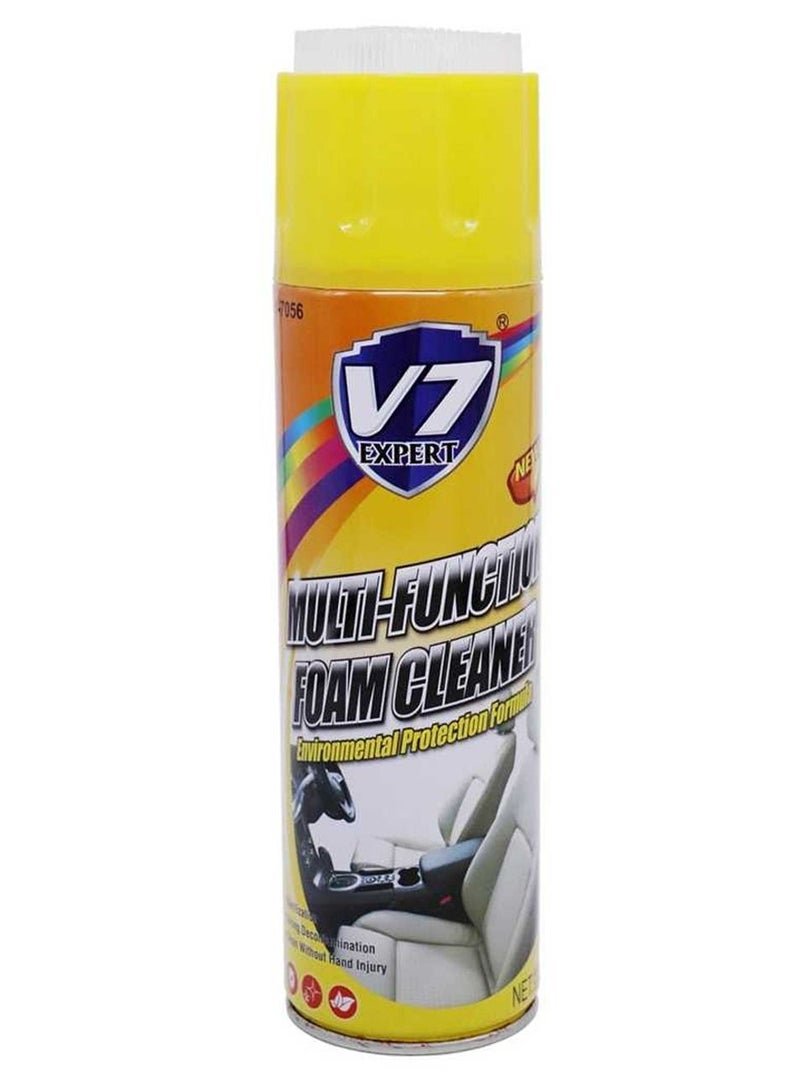 V7 Expert Profession Multi Purpose Cleaner Foam Deep Cleaning Car Interior Trim Aging 650ML