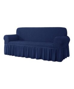 Luckam Universal Sofa Slipcover with Skirt 1 Piece Washable High Elastic Seerer Fabric Stretchy Furniture Protector Couch Cover For Living Room Bed