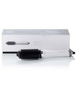 ghd Duet Blowdry Hair Dryer Brush-Wet to Blow Dried with No Heat Damage, 3X More Volume, 24hr Long Lasting Results, Blow Dry with No Fizz, 50% More Shine, White