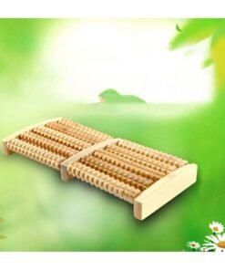 Plantar Foot Massager Wooden Leg Massage Roller Foot Acupuncture Health Ball