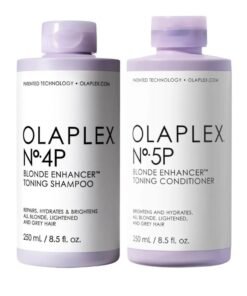 Olaplex 2-Pieces No.4P Blonde Enhancer Toning Shampoo Lavender And No.5P Blonde Enhancer Toning Conditioner Set 500ml