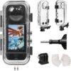 XICEN Waterproof Protective Case for Insta 360 X5, 45M Invisible Dive Housing, Camera Accessories for Diving and Swimming for Insta 360 X5 Action Camera
