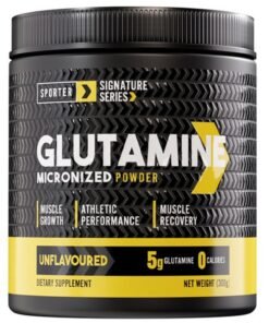 Sporter L-glutamine Powder 60 Servings Pure Micronized Glutamine Per Serving Unflavored And Easy To Mix