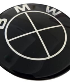 BMW Black Badge Emblem for BMW 82mm - 1 2 3 4 5 6 Series X2 X3 X4 X5 X6 F20 F22 F87 F32 F33 F30 E87 E82 G02 G03 G04 G06 F34 Accessory Styling Blackout