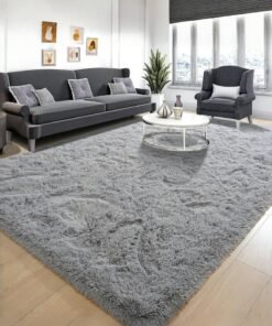 CHU DAI Luxury Large Area Rug Hotel Grade Ultra Soft Plush Fuzzy Non-Slip Carpets for Nursery  Living Room Bedroom Hypoallergenic Baby Safe