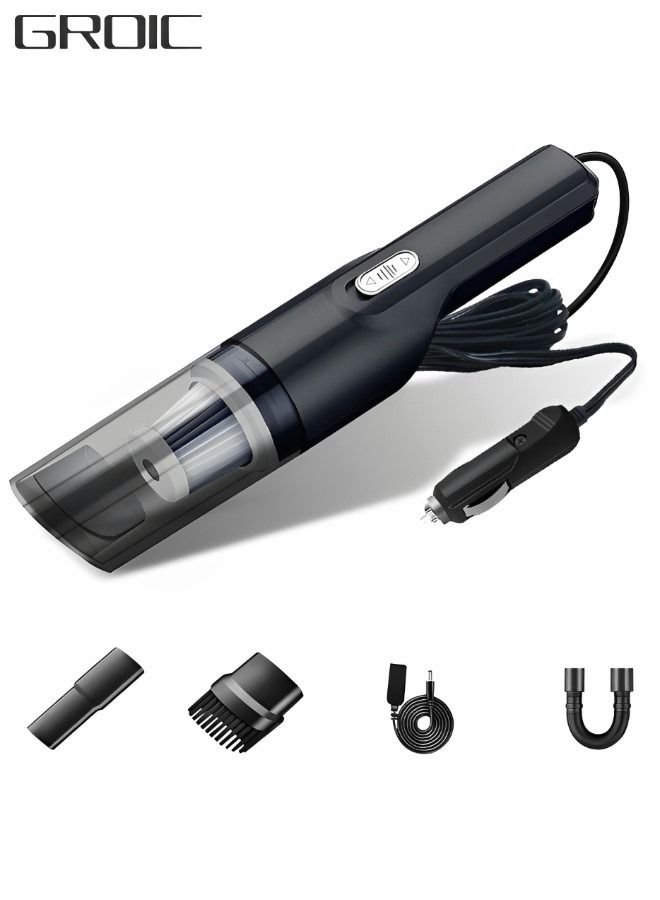 GROIC Car-mounted Handheld Vacuum Cleaner, 12v Wired Portable Vacuum Cleaner,Large Suction Force of 10000pa Vacuum Cleaner,car Cleaning Tools