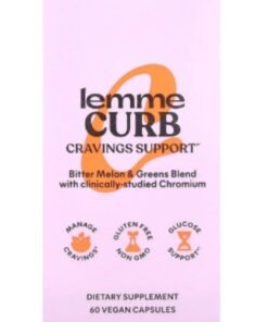 Lemme Curb Cravings, Improve Carb Metabolism, Support Weight Management w/Clinically Studied Chromium Picolinate, Bitter Melon, Ceylon Cinnamon & Greens Blend I Drug-Free I Vegan