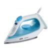 BRAUN Steam Iron, 120g Steam Shot per Minute, Super Ceramic Soleplate, Self Clean, Anti Drip, Water Spray, 50% Energy Saving 220 ml 2000 W SI1050BL White/Blue