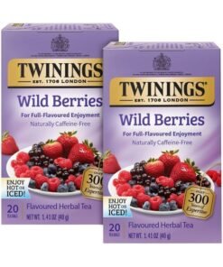 Twinings of London Wild Berries Herbal Tea Bags, 20 Count