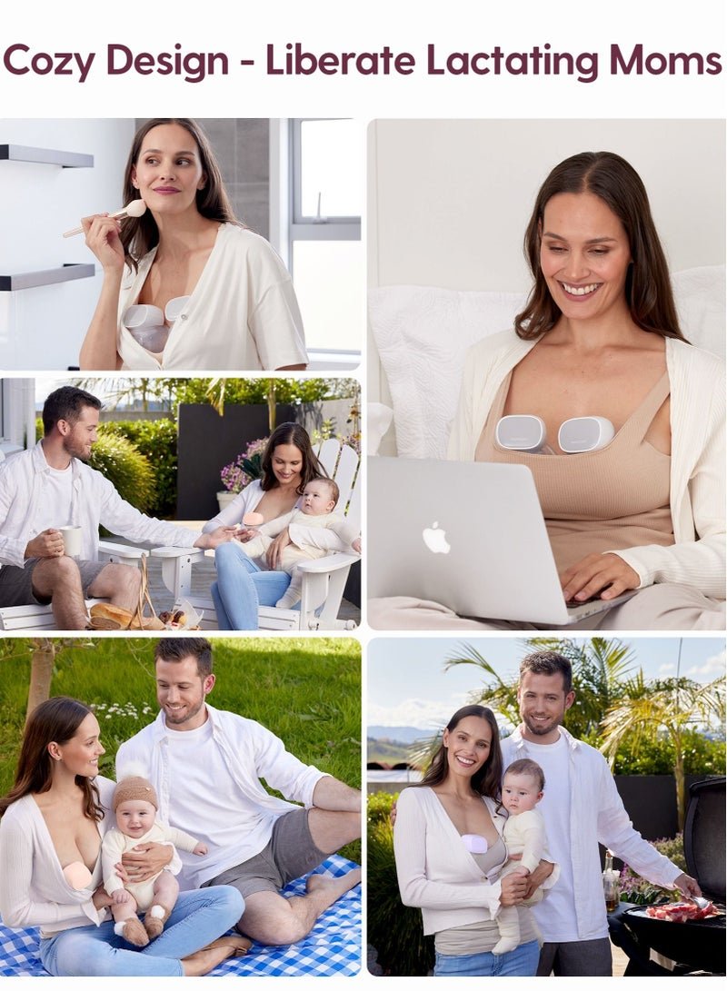 Momcozy S9 Pro Double Electric Breast Pump, Wearable Breast Pump, LED Display, 2 Modes and 9 Levels