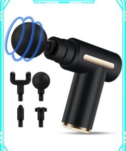 EzzySo Mini Massage Gun Percussion Deep Tissues Muscle Massager Gun With 6 Speeds Massage Device Super Quiet Portable Electric Handheld Body Massager For Back Neck Pain Relief