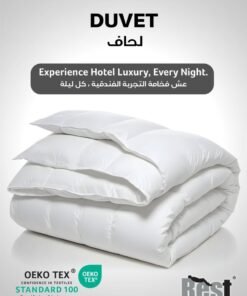 Rest Premium Duvet 220X240cm,Ulta Soft Comforter , Hotel Quality ,All Season Duvet  with Soft Down Alternative Filling , Made In UAE