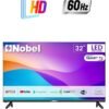 Nobel 32-Inch Smart TV Ultra Slim Display With HDMI USB Netflix And DVBT2 1366x768 Resolution Android 11.0 NTV32SMART Black