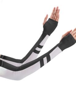 PALAY® Hand Gloves for Sun Protection with Arm Sleeves for Women, Nylon Ice Silk Sun Protection Gloves Women Cooling UV Hand Cover Arm Sleeves for Bike Riding - Anti-slip