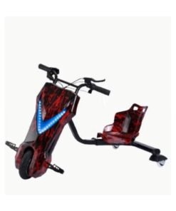 Winner Sky 3-Wheel 36V Electric Drifting Scooter with 360° Rotation & LED Light Comfortable Seat, Red/Black