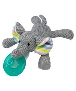 Babyworks Pacifier Friend With Pacifier - "Elly" Elephant