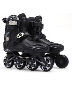 GT-Wheel Skating Shoes Professional Single Row Roller Blades Speed Skate Shoes