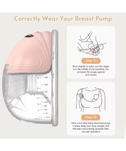 Gonice Wearable Breast Pump – Electric Hands-Free Breast Pump, Leak-Proof Design, 3 Modes (Stimulation, Expression, Auto) & 12 Vacuum Levels, Portable and Quiet - Image 3