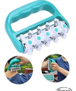 JS Cellulite Massager Fascia Release And Muscle Massage Roller Mini Trigger Point Deep Tissue Myofascial Release Tool Body Massager For Men And Women Green