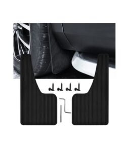 SOLARAE Car Mud Flaps Fender Splash Guards, 2 Pack PVC Mudguard Fender Flares With Hardware Front And Rear, Universal Sports Mud Flaps