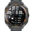 Swiss Military DOM7 Smartwatch 1.43" AMOLED, Bluetooth Calling, Multi Language, Health & Sports Tracking, Wireless Charging, 7 Days Battery, IP67, iOS/Android Compatible, Gun Metal Frame & Strap